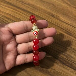 Evil eye Hamsa Carnelian